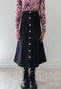 Steph Denim Button Front Skirt